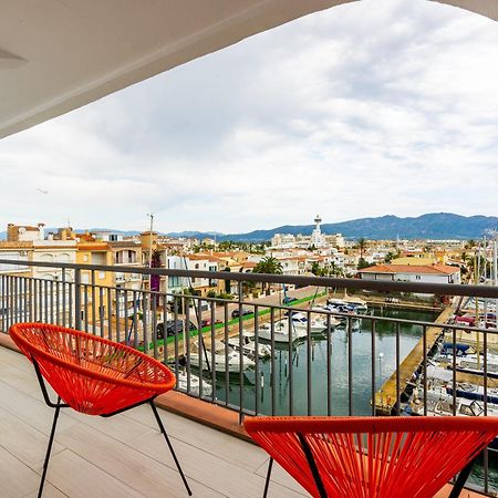 Apartamento Frente Al Canal Con Terraza Эмпуриабрава Экстерьер фото