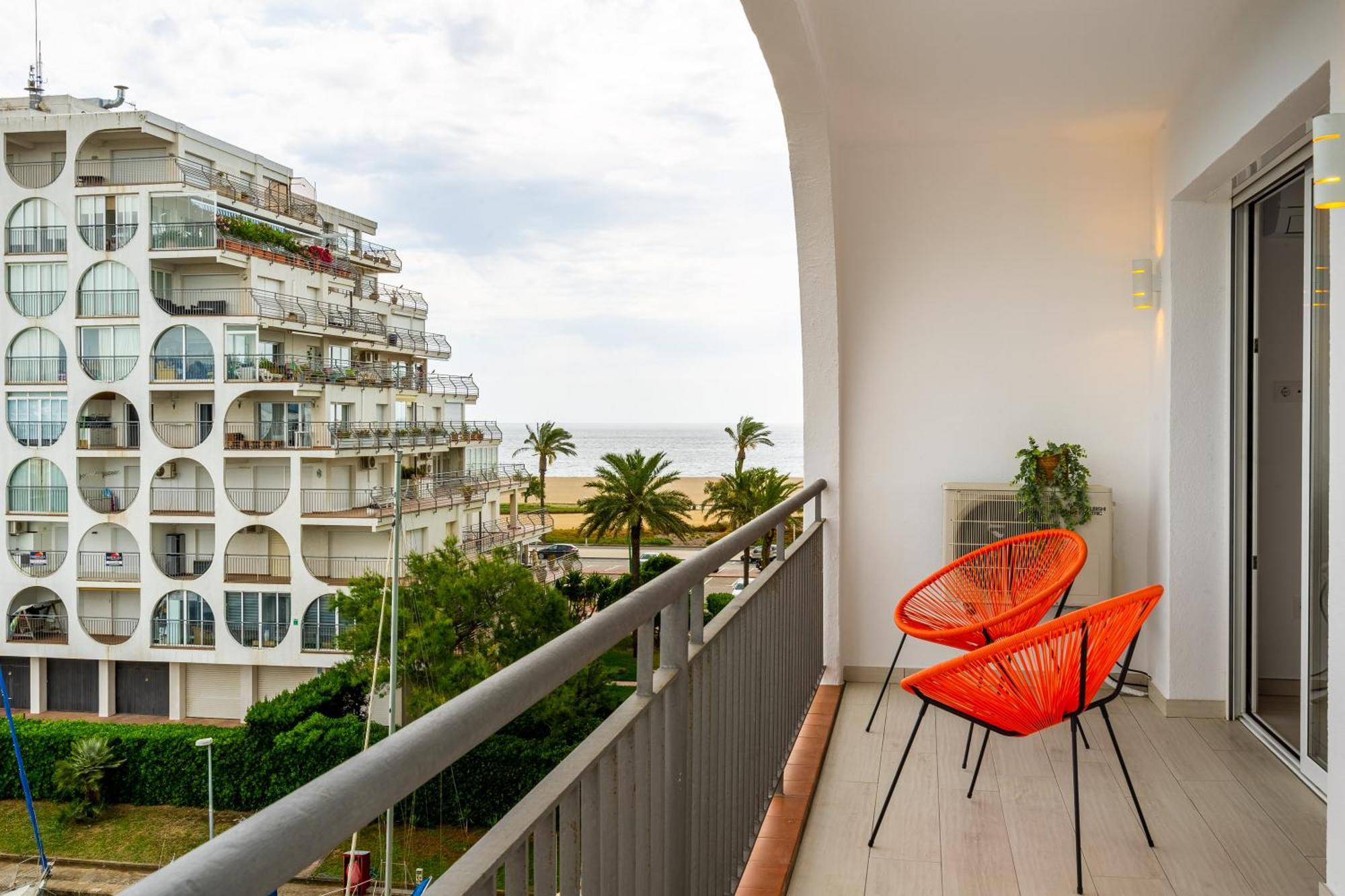 Apartamento Frente Al Canal Con Terraza Эмпуриабрава Экстерьер фото